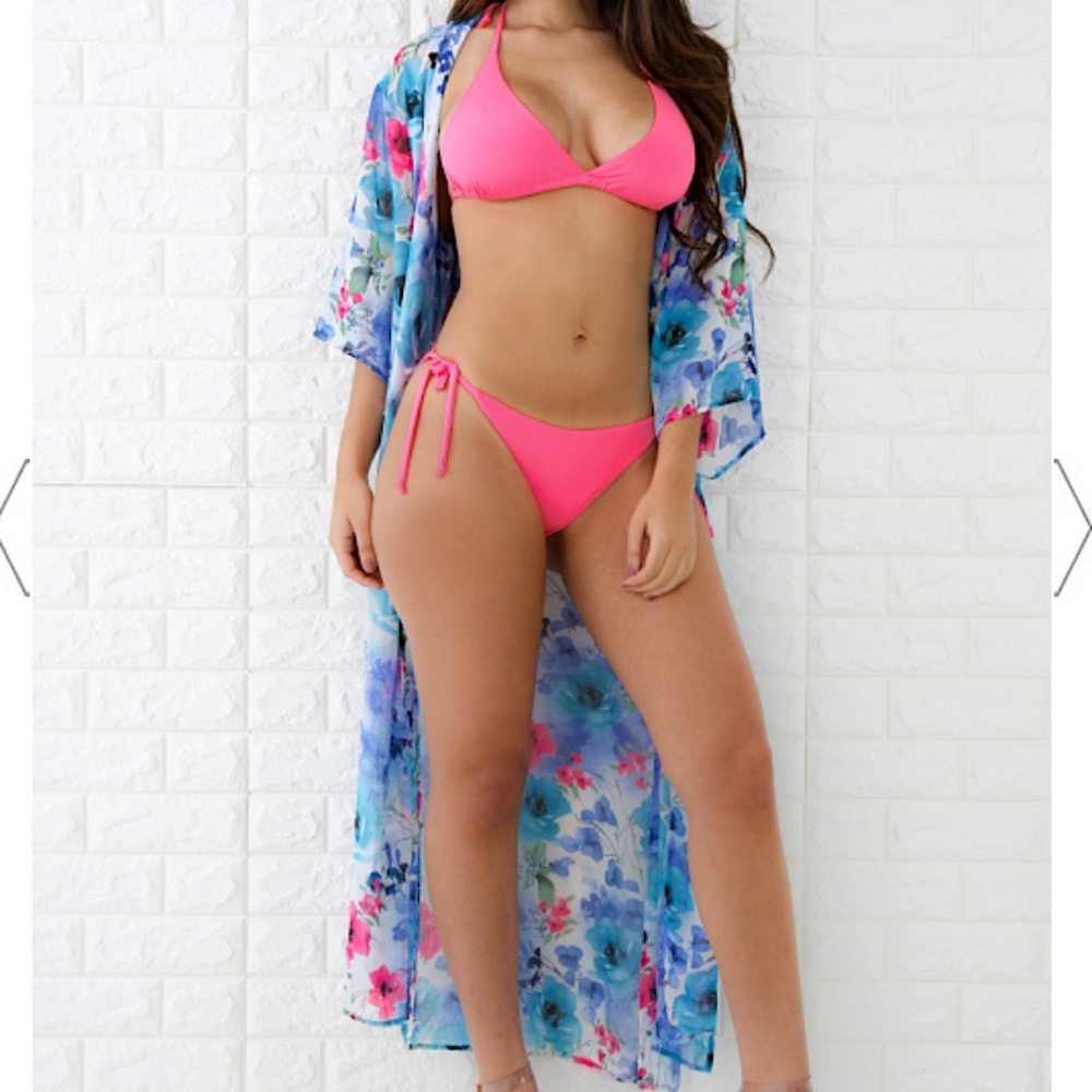 3-pc Cotton Candy Robe Swim Set